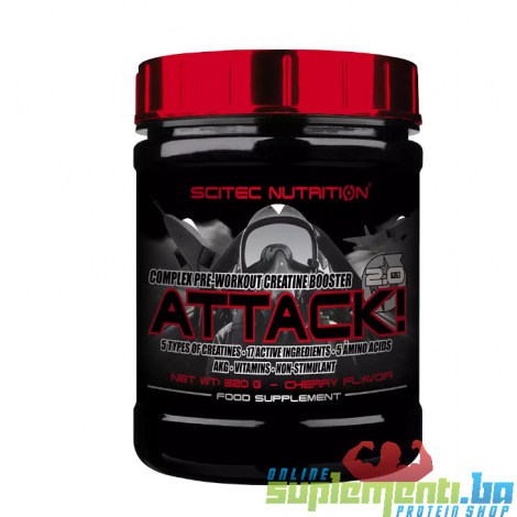 SCITEC NUTRITION ATTACK! 2.0 (320gr)