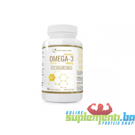 OMEGA -3 1000 mg + VITAMIN E (90CAPS)