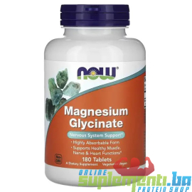 NOW Magnesium Glycinate (180tab)