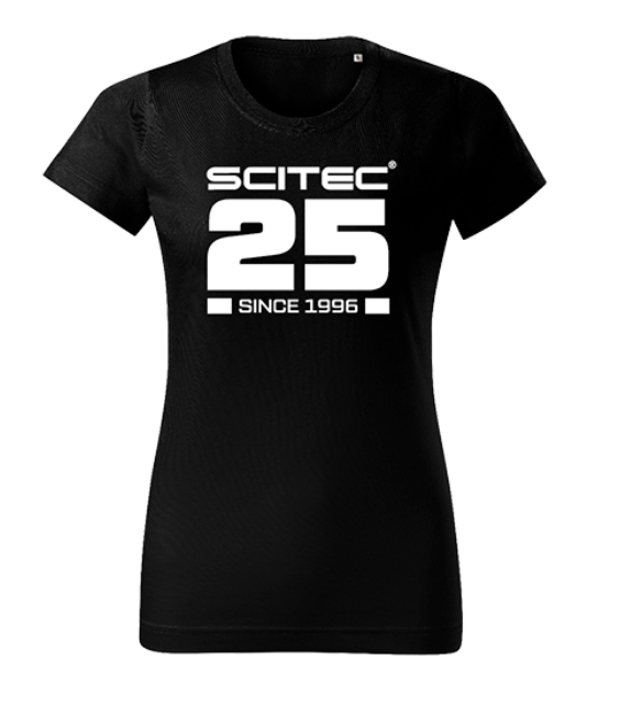 SCITEC ŽENSKA CRNA MAJICA ANNIVERSARY