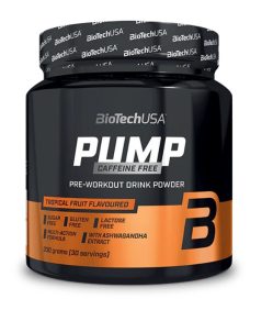 BIOTECHUSA PUMP CAFFEINE FREE TROP FRUIT. (330g)