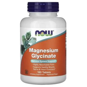 NOW Magnesium Glyicinate (180tab)